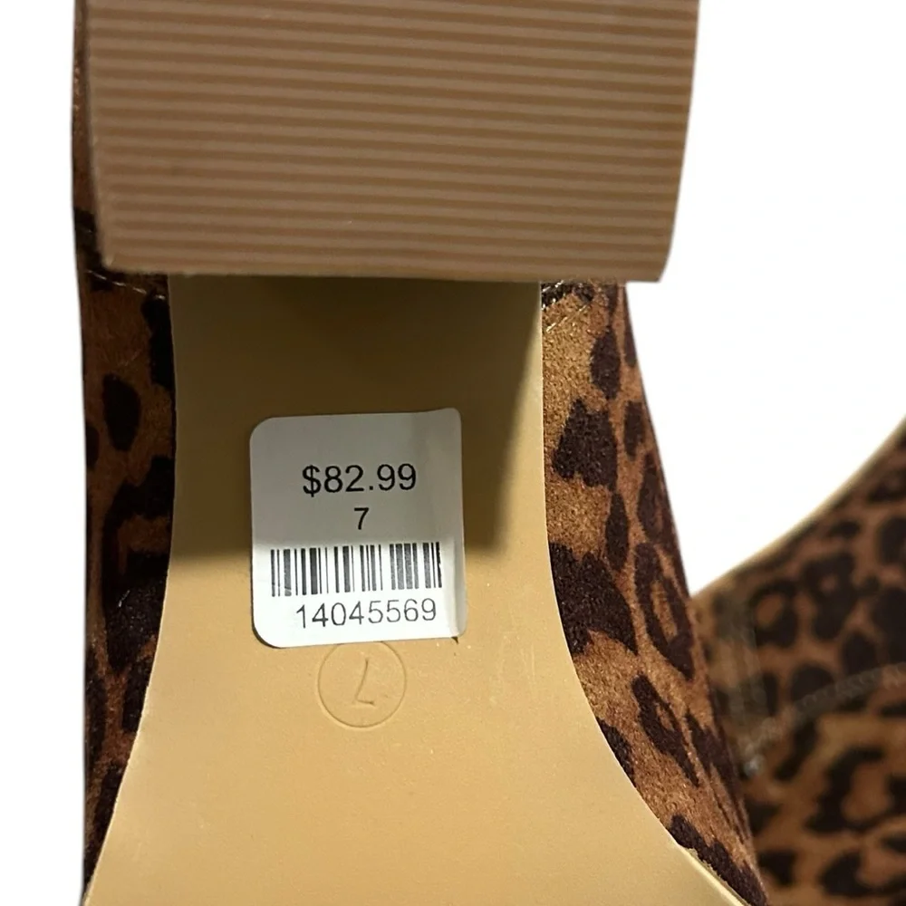 Leopard Print Hey Girl by Corkys Ankle Cowgirl Boots - Size 7 NWOB - Picture 4 of 12